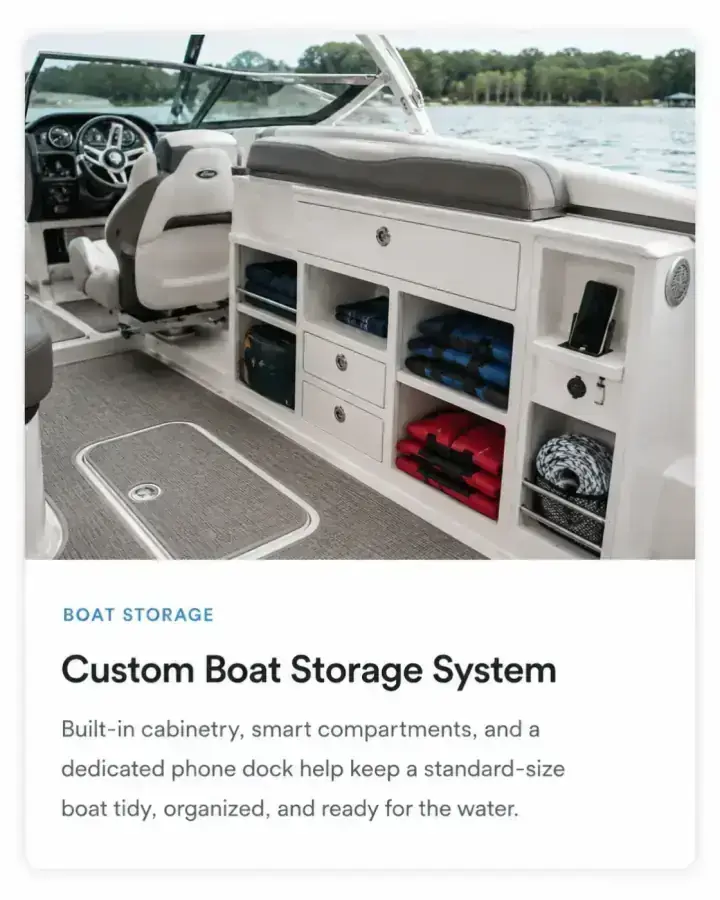 Custom Boat Storage System