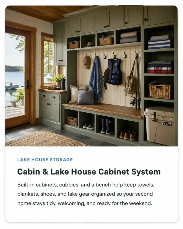Cabin & Lake House Cabinet System