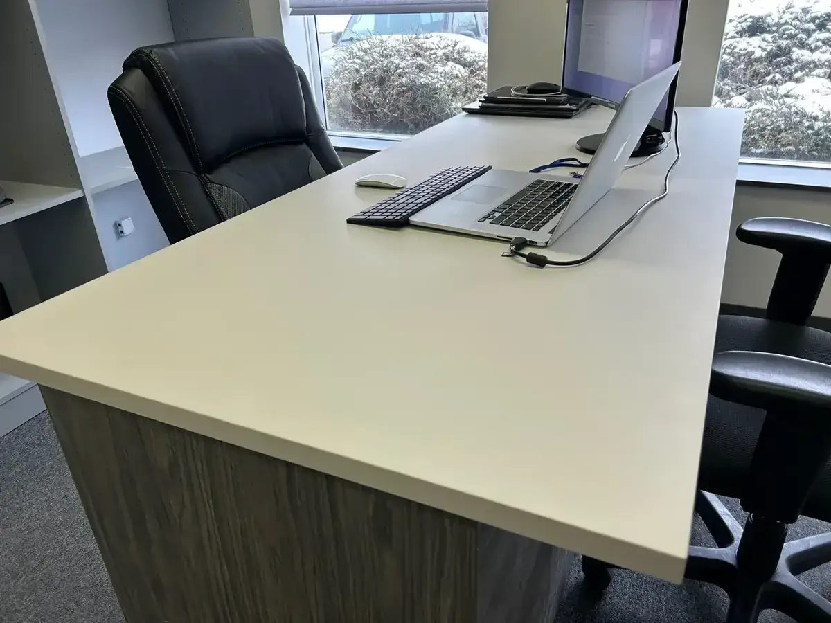 Custom Built Desk & Countertop