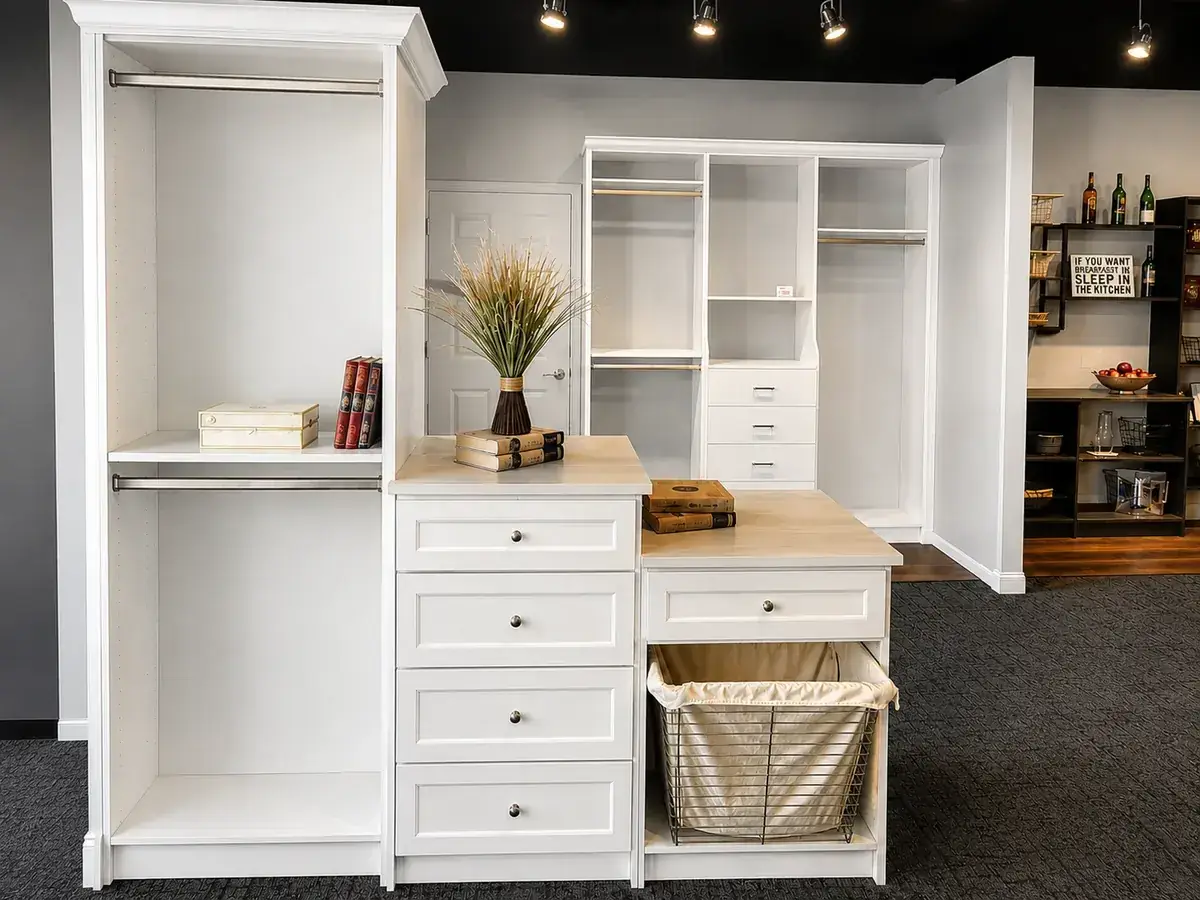 White Reach-In System — Showroom Display